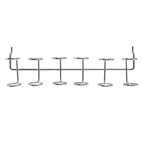 6 Pcs Screwdriver Holder Pegboard Multi-Tool Holder Accessory Pegboard Accessories Multi-Ring Tool Holder for Pegboard 2