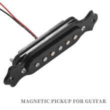 6X Magnetic Acoustic Pickup for Guitar Black