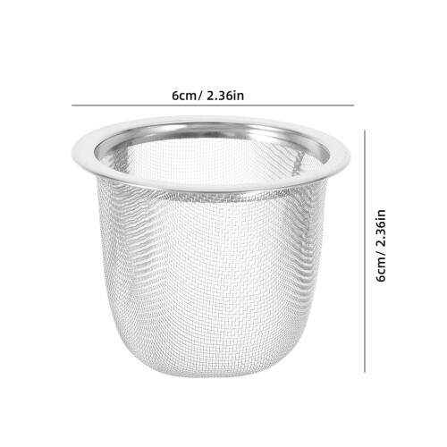 8St Tesil I Rostfritt Stål Silvrig Mesh Infuser För Löste 1