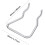 60Pcs Pegboard Plier Holders, Stainless Steel Double Loop Pegboard Hooks Accessories Shelving Display Hooks for Store 2