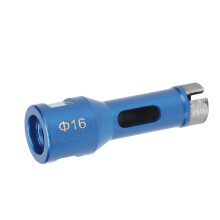 Mèche trépan diamant à usage intensif pour marbre, 16 mm, coupe rapide, pour carrelage et pierre