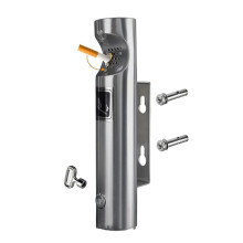 Wall Mounted Outdoor Ashtray Cigarette Bin for Offices Restaurants Bars Easy Clean Durable 602