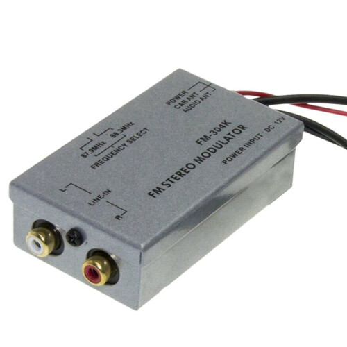 2X Universal Fm Modulator Stereo Mp3 Auto Antenne Kabel Auto Radio Cinch Aux Adapter 2