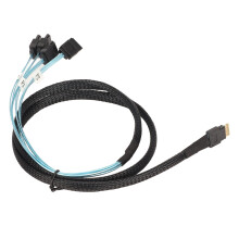SAS SFF-8654-4 SATA 7-Pin Datenkabel 1 m PVC für schnelle Übertragung