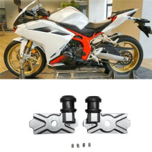 Tornillo con Cabezal para Horquilla Trasera de Motocicletas para CBR250R 2011-2018, Accesorios de Bloque de Ajuste de Cadena, Gris