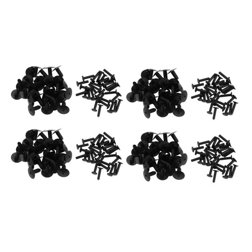 120Pcs Plastic Bumper Mounting Rivet Body Trim Clip for  E30 E36 E46 E39 E38 1