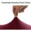 2PCS Soft Stretch Plush Armrest Covers, Stretch Armrest Covers for Chairs/Sofas, Couch Arm Covers,Orange 1