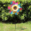 Glitzernde Windräder in Regenbogenfarben, Windspiel für Garten, Rasen und Hof, Windräder 4