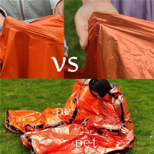 2X Emergency Sleeping Bag 2 Person Survival Sleeping Bags Thermal Bivy Sack Emergency Blanket for Camping Hiking