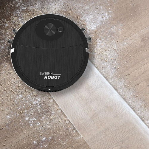 Cleaning Sweeping Robot Automatic Vacuum Robot Ultra Thin Silent Cleaning Hard Floor Cleaning Machine,Black 2