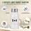2 Outlet Light Socket Adapter,E26 Bulb Socket to Outlet Splitter,Convert Medium Screw Socket Into A Socket 2 Outlets 2pc 4