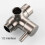 (brushed) Shower Arm Diverter Valve, Bathroom Brass G1/2 3 Way Shower System Component Replacement For Handheld Fixed Spray Shower Head A 4