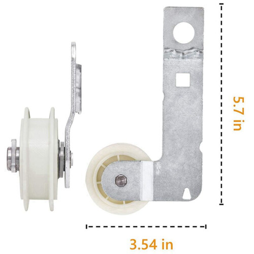 4X for W10837240 Dryer Idler Pulley with Bracket,Replace Part for  Dryer 1