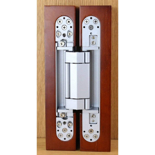 4Pcs 6 Inch Concealed Door Hinges Invisible Hinges Concealed Hinges 180 Degree Swing Hinge 3 Way Adjustable Butt Hinge A 2