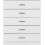 Seconique Dakota 5 Drawer Chest - White 5