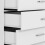Seconique Dakota 5 Drawer Chest - White 3