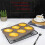4 Pack Madeleine Mold Cake Pan, Non-Stick Heavy Duty Shell Madeline Bakeware for Oven Baking (Gold) 2