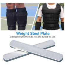 16Pcs Weight Steel Plate Load-Bearing Training Accessories for Weighted Vest Ankle Leg Sport Strength Fitness Equipment