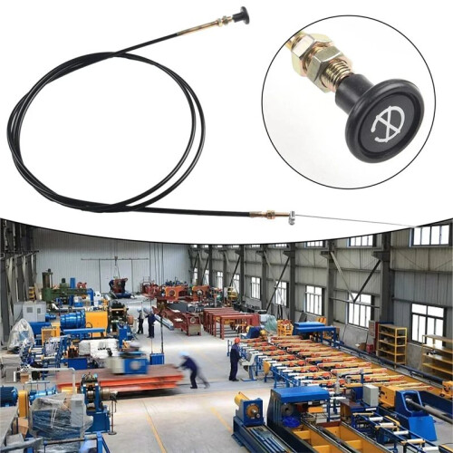 2-5m Stop Bowden Cable for Cars and Trucks, 6mm, 1 Pc 2m