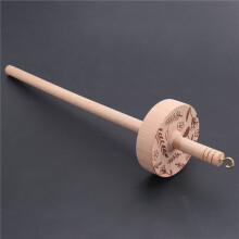 Drop Spindle Yarn Tool,Wooden Hardwood Spinner Wheel for Beginners & Advanced, Perfect for Yarn Making and Sewing