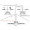 12Pcs LED Recessed Spotlight Set for Bedroom, Kitchen, and Balcony - Rotating Ceiling Lights White 4