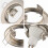 12Pcs LED Recessed Spotlight Set for Bedroom, Kitchen, and Balcony - Rotating Ceiling Lights White 6