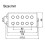 Guitar Pickup Cover 2pcs Black for 4/5 String Instruments 4MB 6