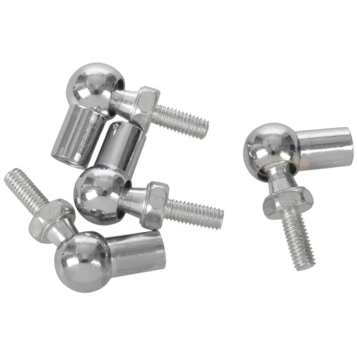 6mm Rosca Hembra Macho en Forma de L Rodamientos de RóTula 8Pcs 1