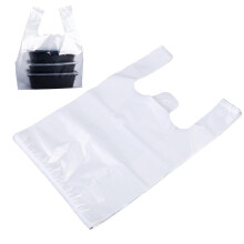 Plastic Shopping Bags with Handles 11x17 Clear TShirt Bags Bulk 420 Pack DoubleLayer Durable