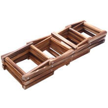 2X En Bois Rouge Casier A Vin 10 Porte-Bouteille Mont Bar Presentoir Pliant Bois Vin Casier Alcool Neer Soins Bouteille Porte-Bouteilles