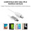 2X Midi USB Type B to Micro-USB Cable Connector Cable, Adapter Cable, Piano Audio Cable 7