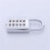 4X Anti-Theft Button Combination Padlock Digit Push Password Lock Zinc Alloy Security Lock 3