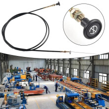 Cavo Bowden di Arresto da 2-5 M per Auto e Camion, 6 mm, 1 Pezzo da 5 Metri