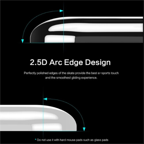 Mouse Skates for  MX Master 3/3s Mouse Feet Pads Smooth Durable Slim 2.5D Curved  Mouse Accessories Black 1