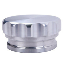 2X 2 Inch 51mm Aluminum Alloy Welded the Filler Neck and Auto Parts Modified Fuel Tank Cap Silver