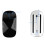2X  Wireless Magic Mouse Silent Rechargeable Computer Mouse Slim Ergonômico PC Mouse para   (Branco) 4