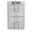 2X  Board Dry Erase Coaching Board Double Sided Design Strategy Board Whiteboard for Basketball 6