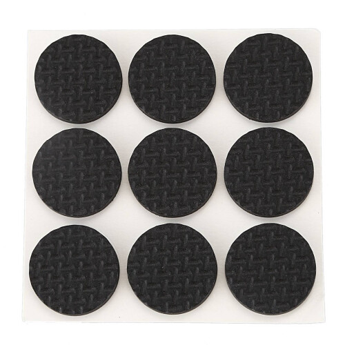 36 Pcs Self Adhesive Black Foam Table Chair Leg Pad Protector 1