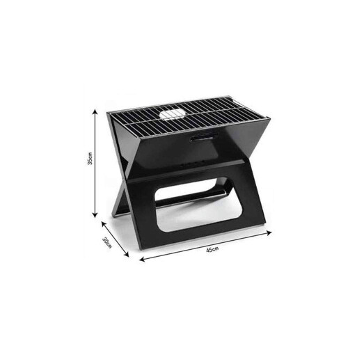 Portable Charcoal Grill Foldable BBQ for Camping with Vertical Cooking Mode and Quick Setup 1