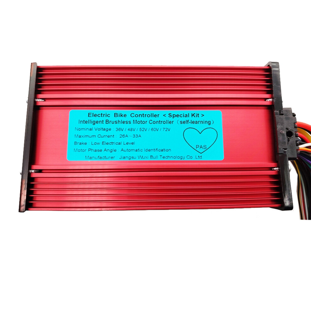 36V 48V 60V 72V 800W 1000W 1500W 26A-33A Intelligent Mode Brushless Controller For Electric Scooter E-Bike Conversion 4712128100192