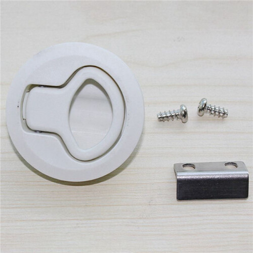 4X  Hatch Round Pull LatchLatch Flush Pull For1/4 Door Boat Deck Hatch RV Drawers Cabinet Yacht 2