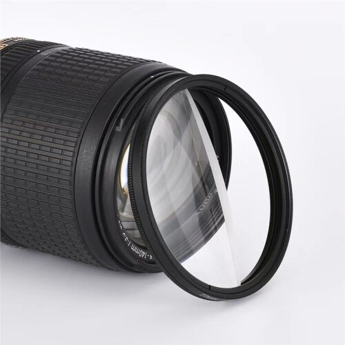Semi-Foreground Blur Special Effect Camera Filter Photography DSLR Accessory Kaleidoscope Linear Prism 67mm 2