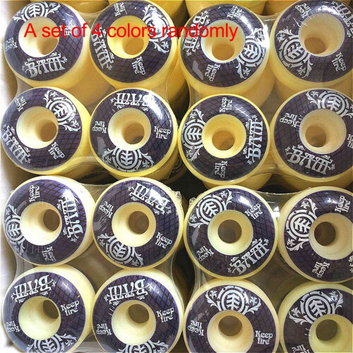 KEEPFIRE 8PZ Ruote da Skateboard 54mm PU Durezza Skate Board 85A Ruote da Longboard 2