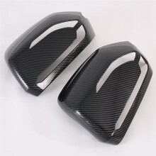 For Palisade 2019-2023 Car Rearview Mirror Cover Cap Side Door Mirror Cover Trim Accessories ABS Carbon Fiber