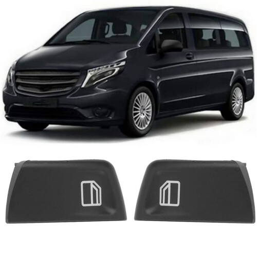 6Pcs Window  Button Power Window Control  Button Cover for  Vito Viano W639 Sprinter II 906 2