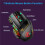 2X Mouse Da Gioco Senza Fili per Computer 2.4G RGB Ricaricabile Mouse Da Gioco  Mouse USB Mouse Ergonomico Silenzioso 4