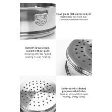 2X Vapeur en Acier Inoxydable ûrDouble Oreille pour Pot de Soupe Pot de Lait Pot de Cuisine