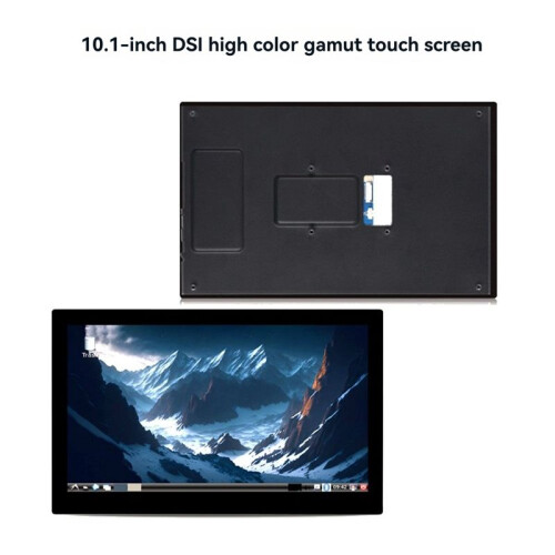 Waveshare 10.1 Inch IPS 720x1280 Touch Display for Raspberry Pi 4/5  Capacitive Ten-Point Touch Portable Tempered Glass Panel 2