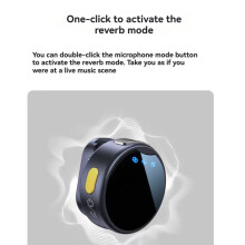 Wireless Microphone Mic for Pocket3/Action 5Pro/4/3/2/Osmo360 Magnetic Clip- Design Mic Camera Accessories