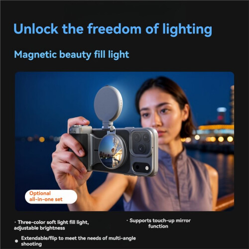 Master Phone Camera Grip for IPhone17 Pro Max Magnetic Phone Camera Hand Grip Holder Remote Shutter Handheld 2